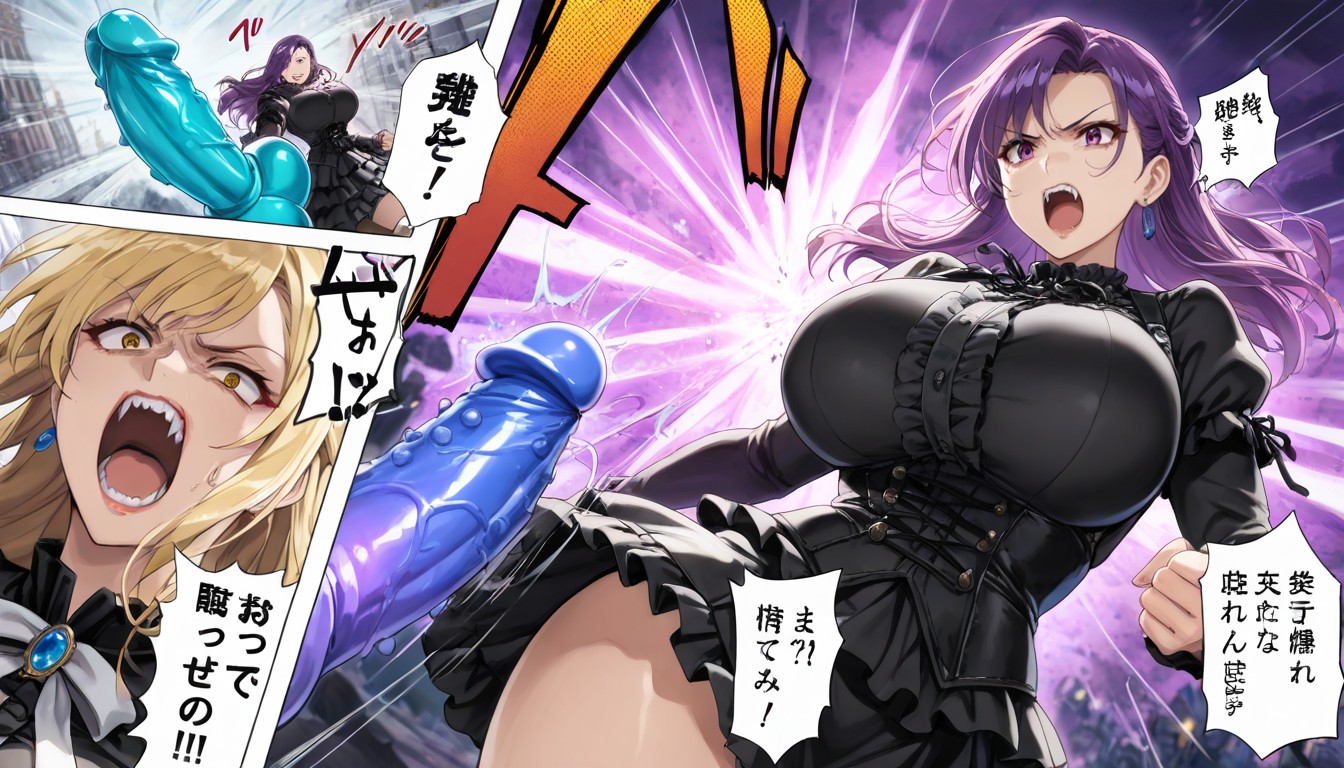 Absurd, Duel, Action Lines Hentai AI Porn