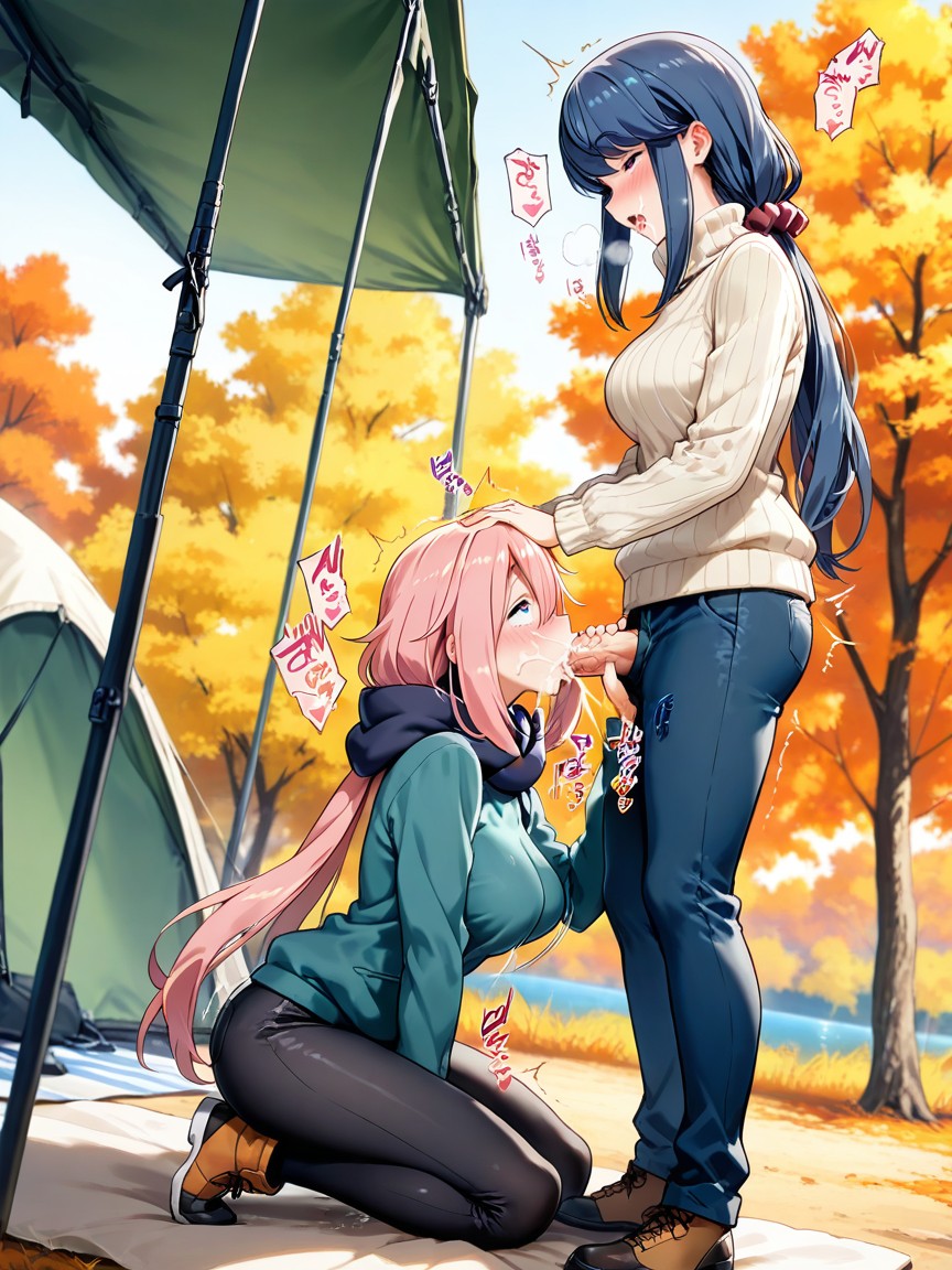 Hyper Huge Penis, Couple Focus, Gaze At Each Other Hentai AI Porn