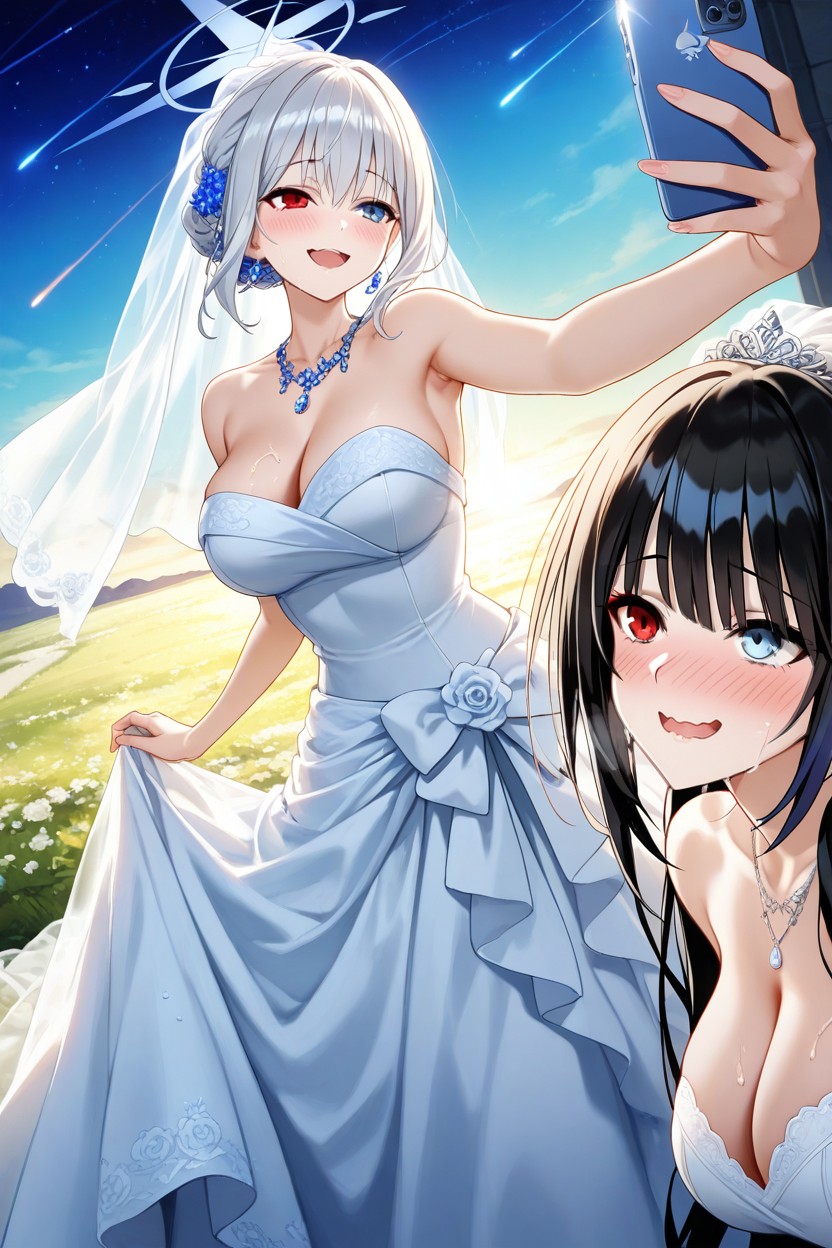 Back At The Blue Moon, Date With Woman In The Sea, Ditailed Eyes Hentai IA