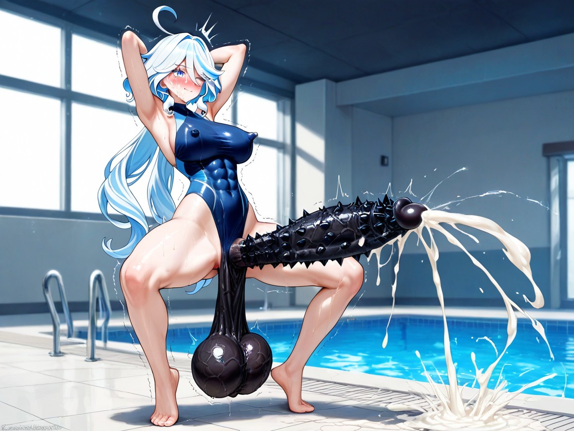 Abs, Pene De Poni, Barbed Penis Hentai IA