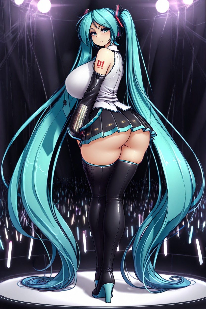 Fringe, Bare Shoulders, Thigh Boots Hentai IA
