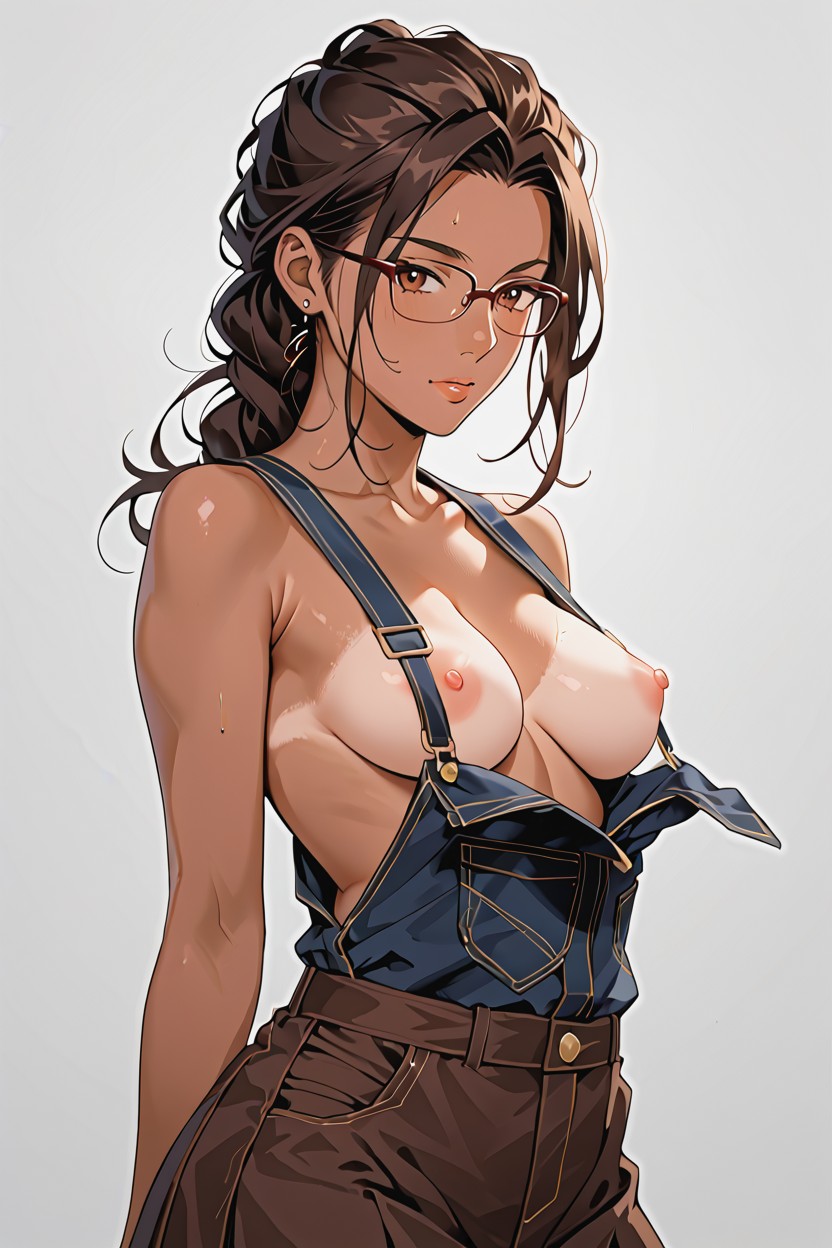 No Pants, Hourglass Body, Visible Nipples Hentai AI Porn