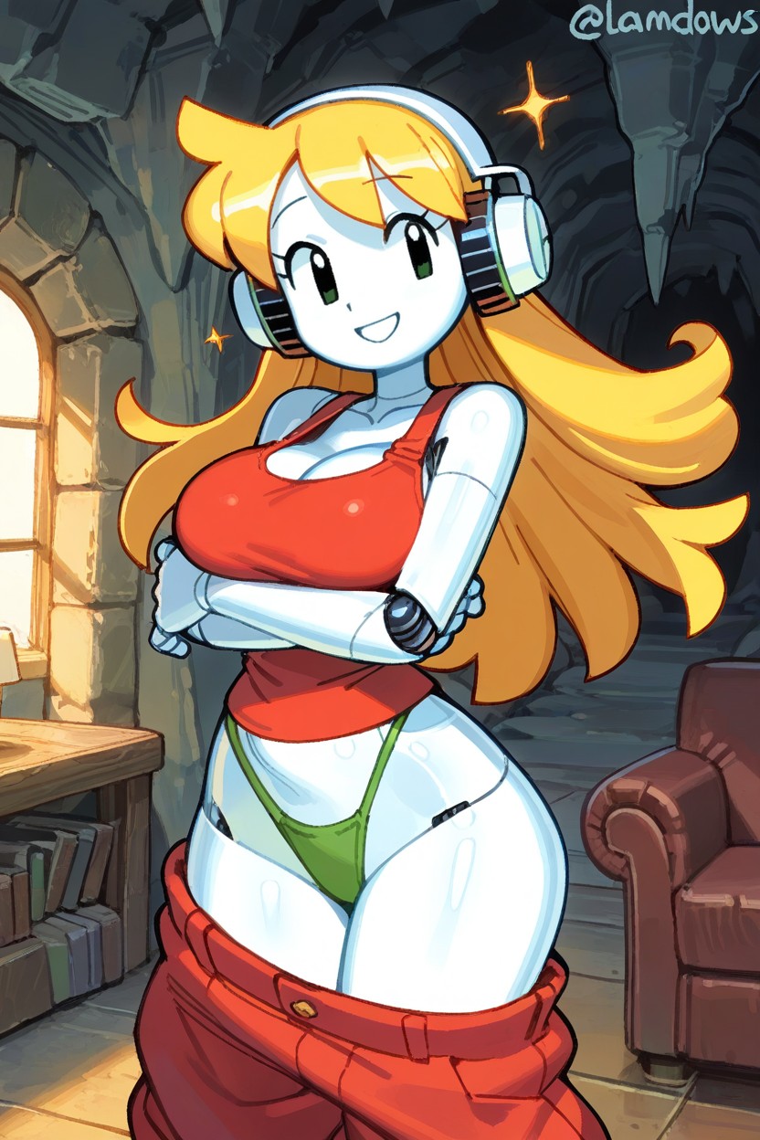 White Robot, Art Style, Wide Hips Hentai IA