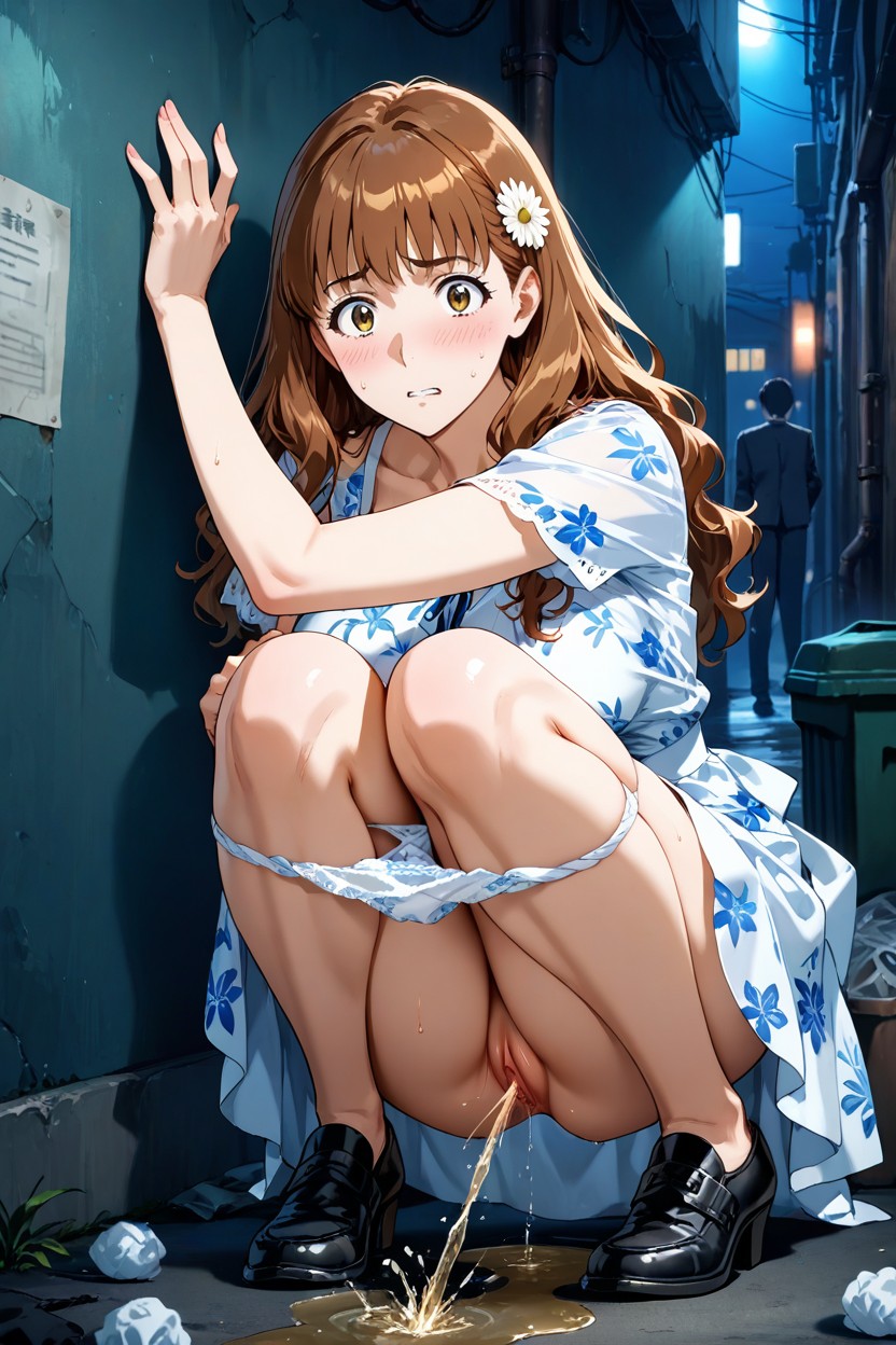 Puddle, The Gets Up, In A Corner Hentai AI Porn