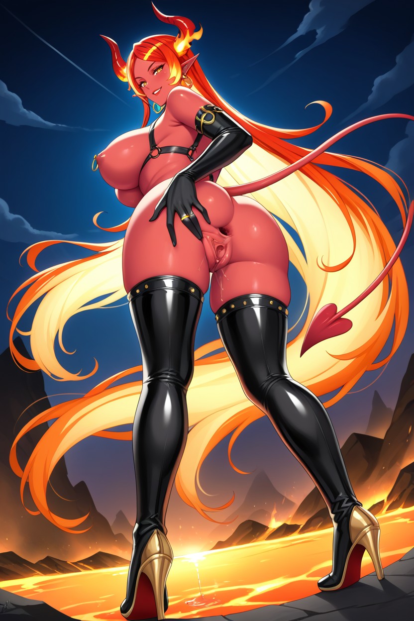 Masakazu Katsura Art Style, Ultra Detailed, Pussy Juices Hentai AI Porn