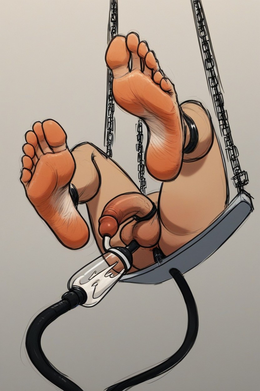 Cumming, Very Stinky Soles, Very Smelly Feet Хентай AI порно