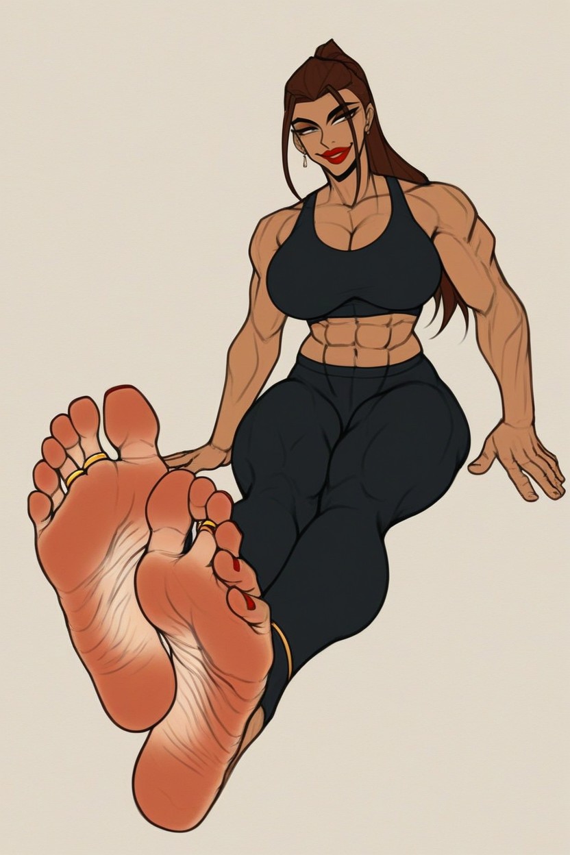 Normal Sized Penis, Pronounced Foot Bonyness, Pronounced Foot Bones Hentai IA