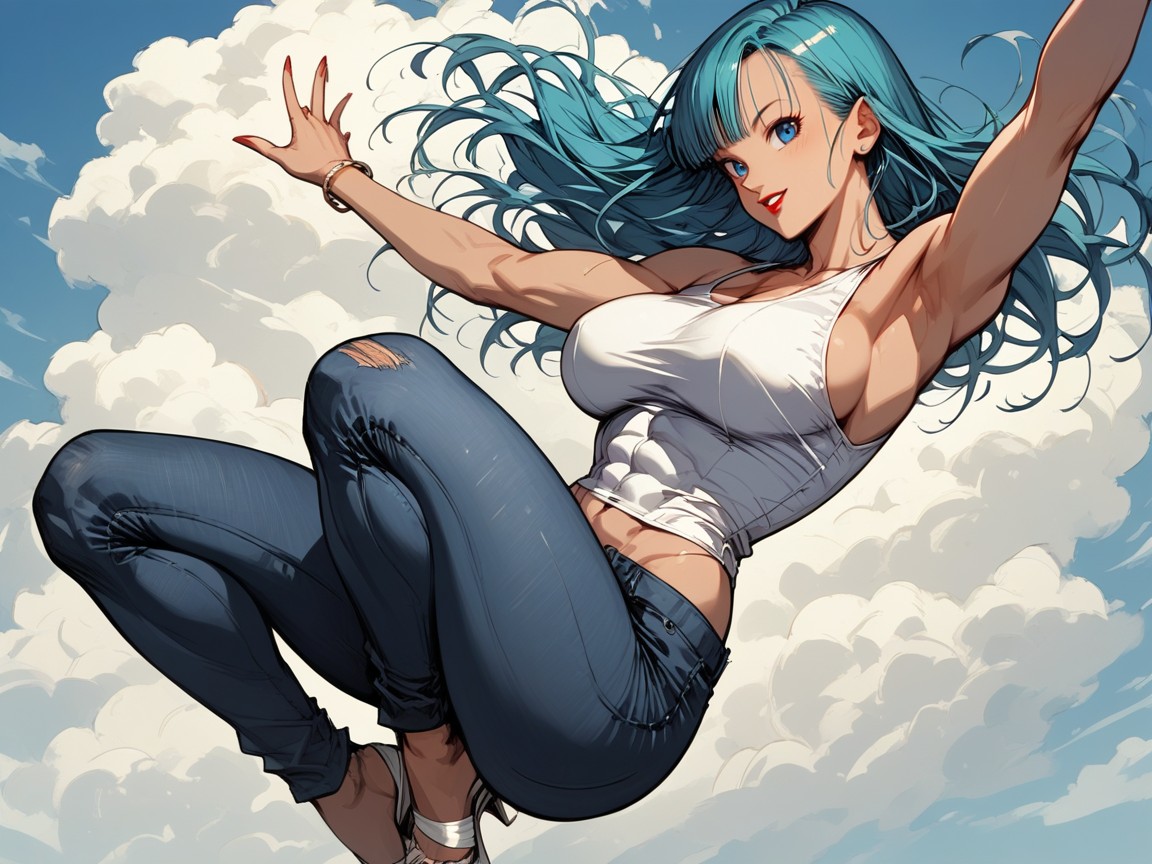 Perfect Tits, 30+, Red Nails Hentai AI Porn