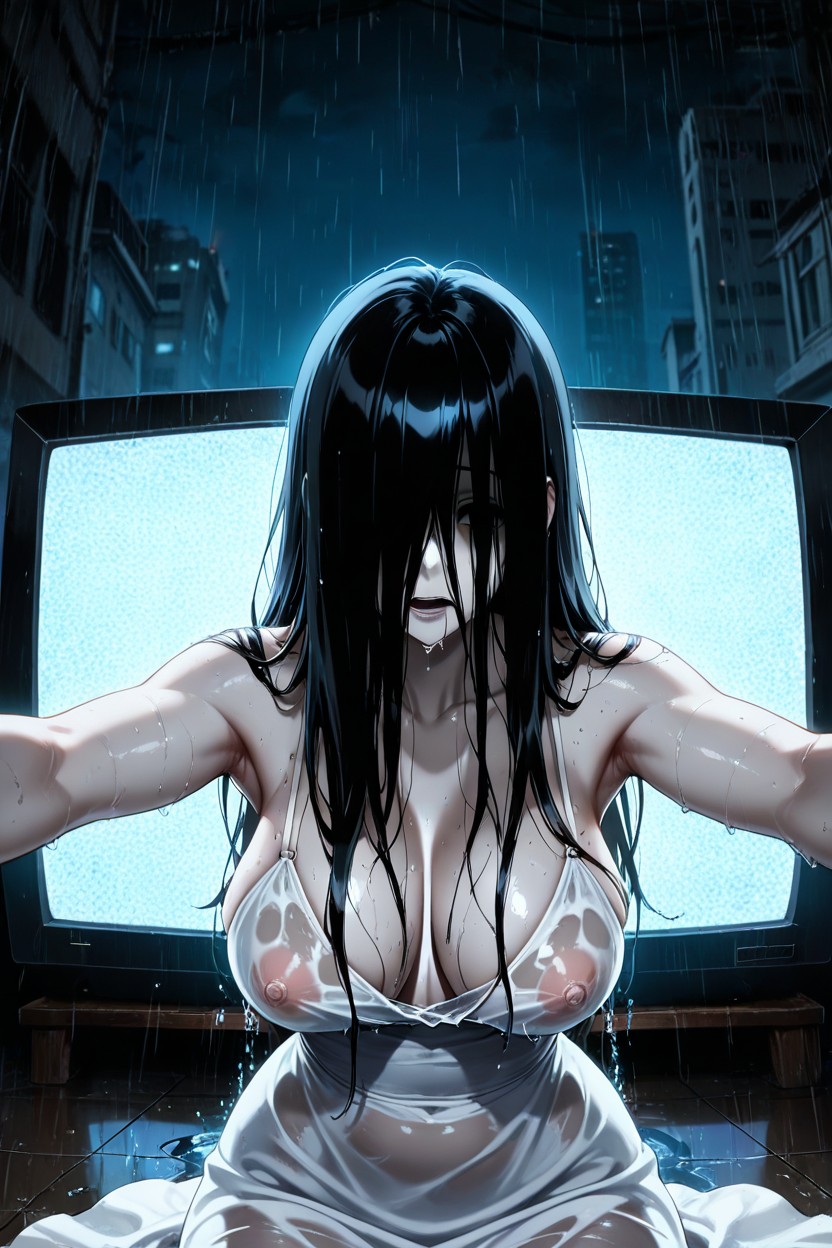 Large Breast, 25+, Intense Supernatural Horror Hentai AI Porn