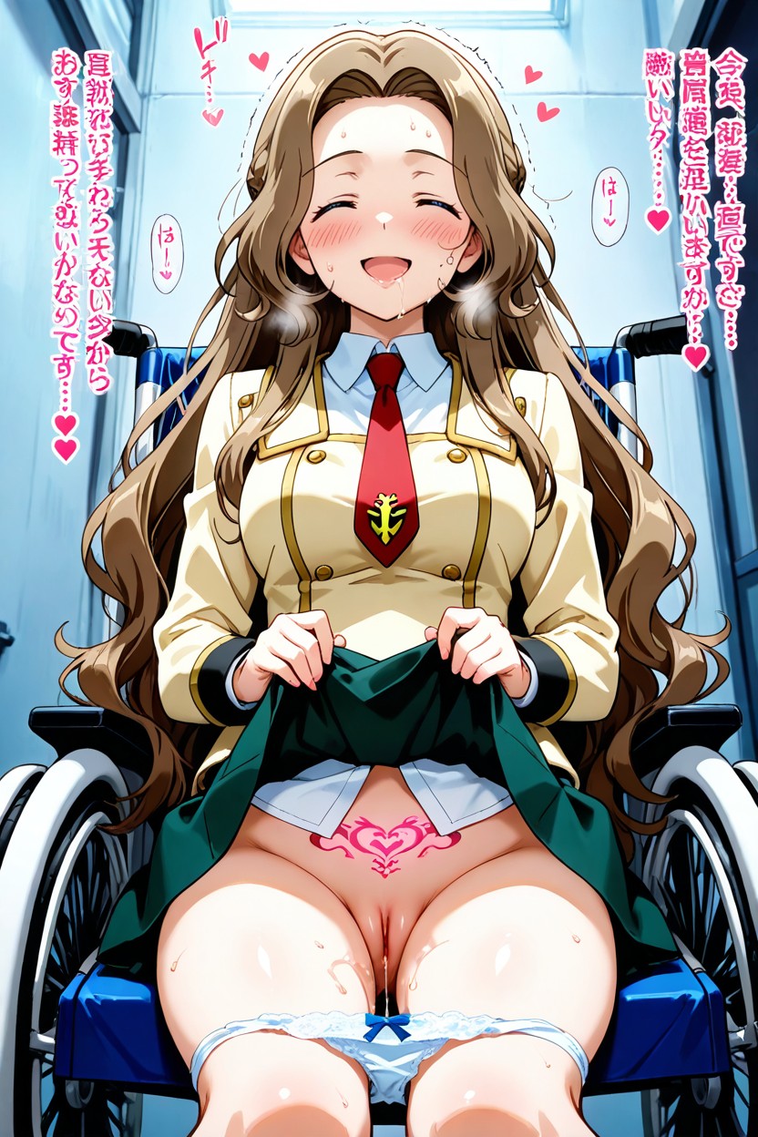 25+, Pussy Juice, Wheelchair Hentai AI Porn