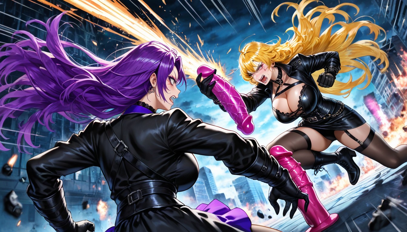 Cinematic Lighting, Absurd, Dildos Hentai IA