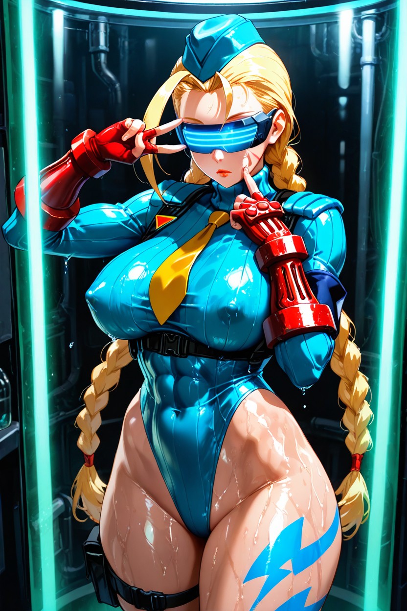 Highleg Leotard, Looking Here, Very Long Hair Hentai AI Porn