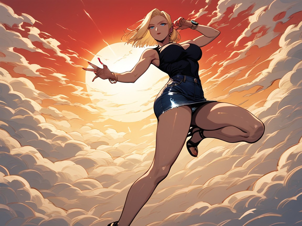 Ultra Detailed, Flying In Forward Motion, Detailed Thighs Hentai AI Porn