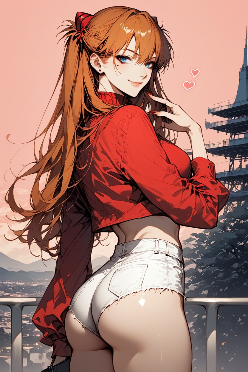 Beauty Mark Under Eye, Ultra-detailed, Midriff Exposed Hentai IA