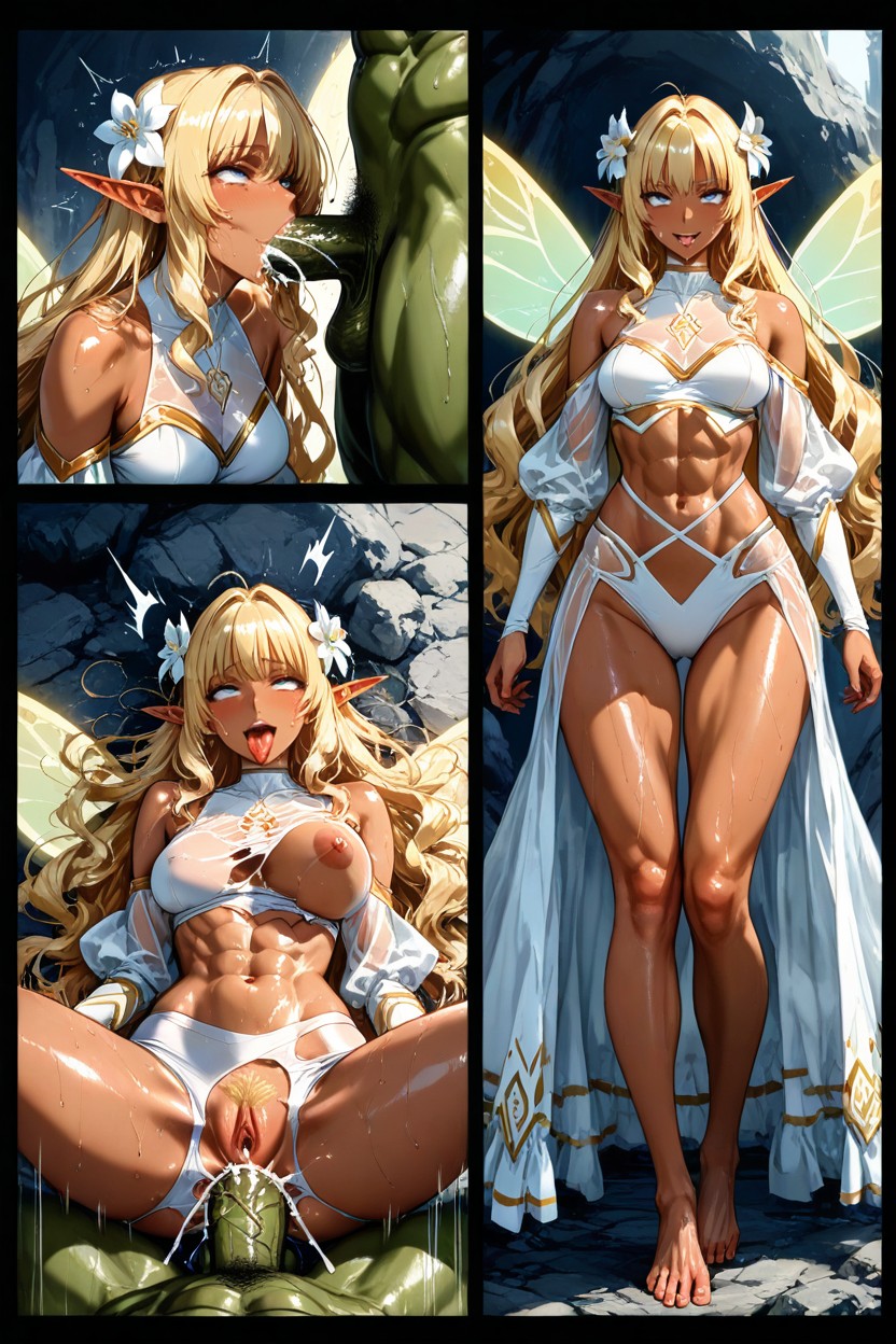 Cum Milk String Splash, Hyper Reduced Thickness Ribcage And Thigh, Spread Legs Hentai AI Porn