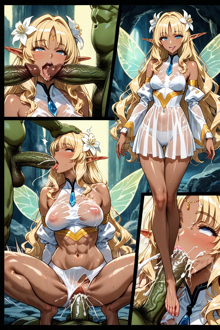Hyper Long Elegant Legs, Characters Overlapping Across Views, Expressive Motions Hentai IA