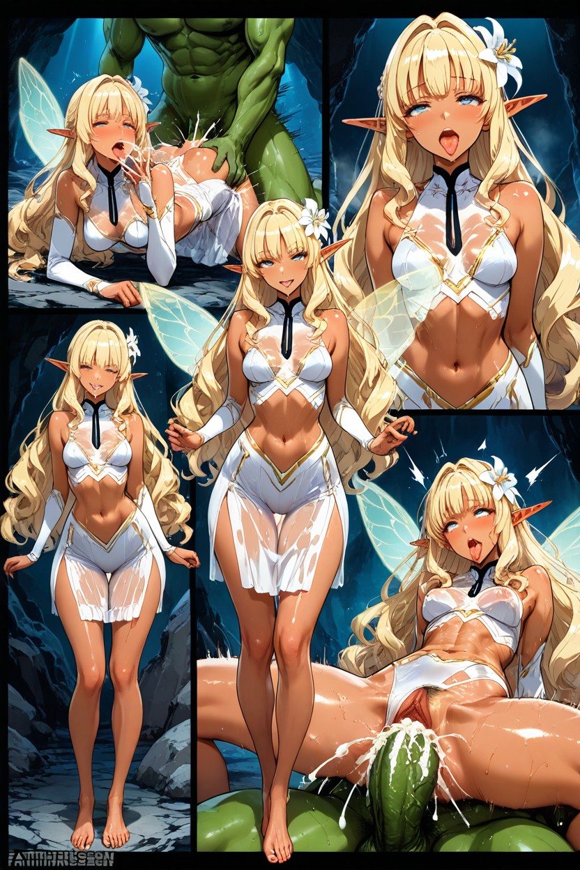Cum Milk String Splash, 25+, Blonde Pube Hentai IA