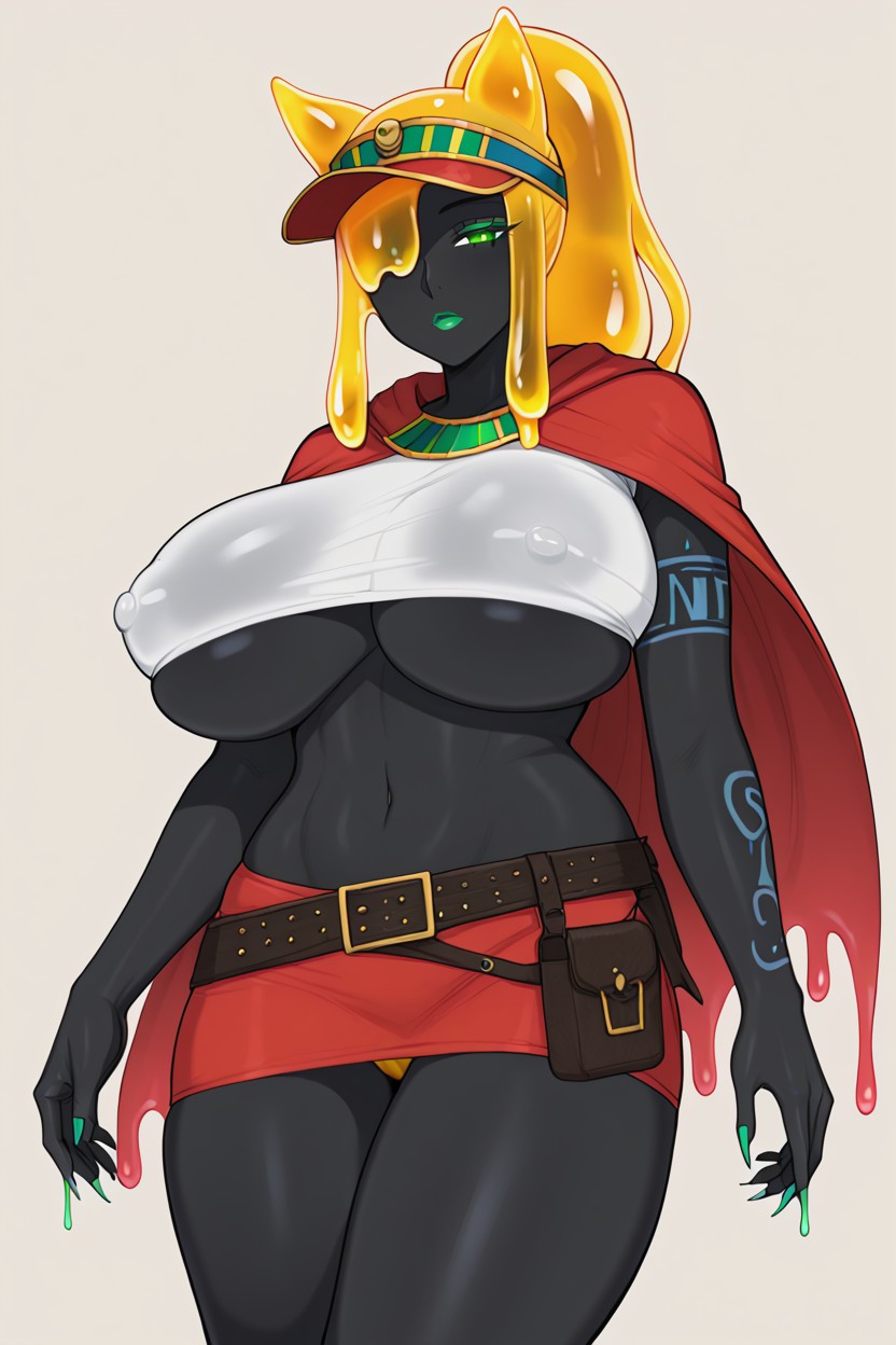 Humanised Women, Ponytail, Breast Expansion Hentai AI Porn