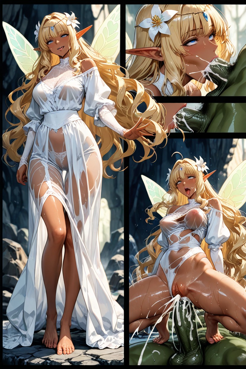 Torn Apart Outfits, Pechos Pequeños, Rock Stone Underground Cavern Setting Hentai IA
