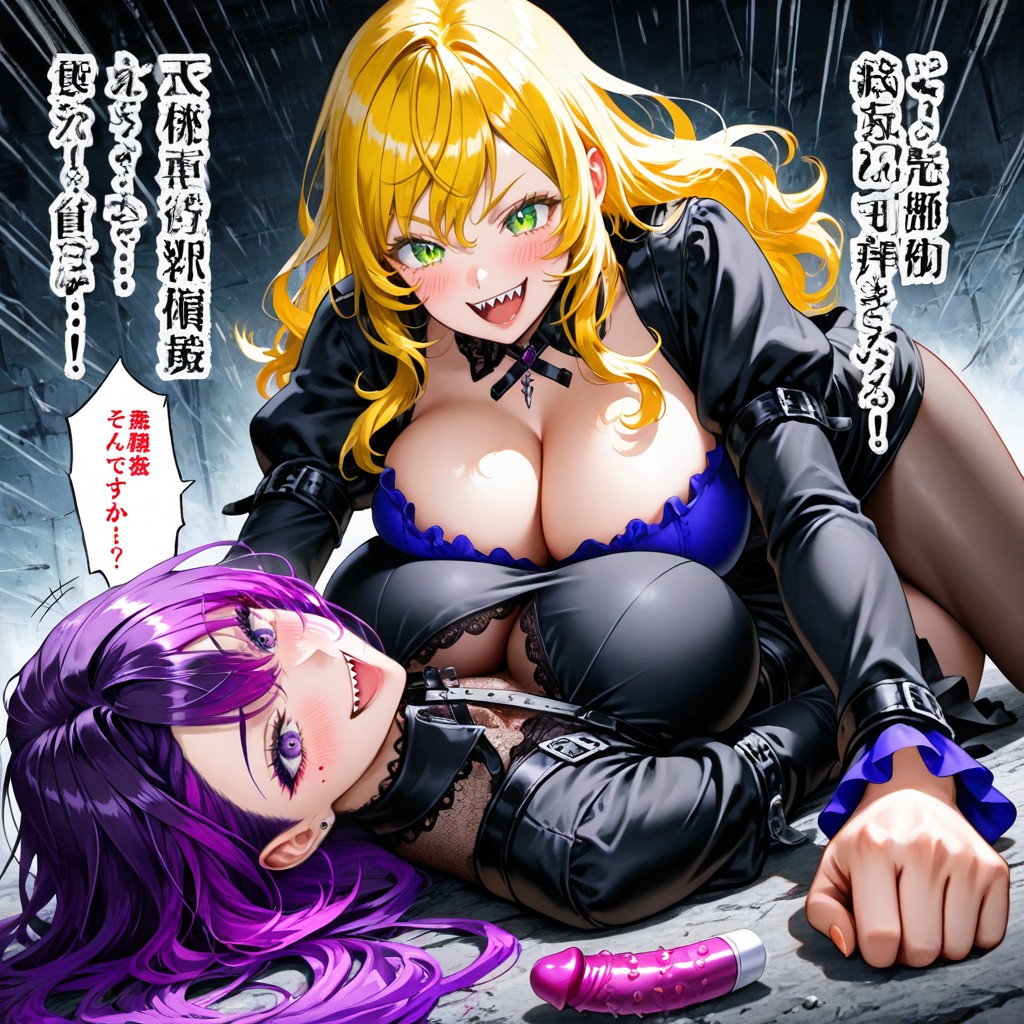 Blonde, Absurd, Sharp Focus Hentai AI Porn