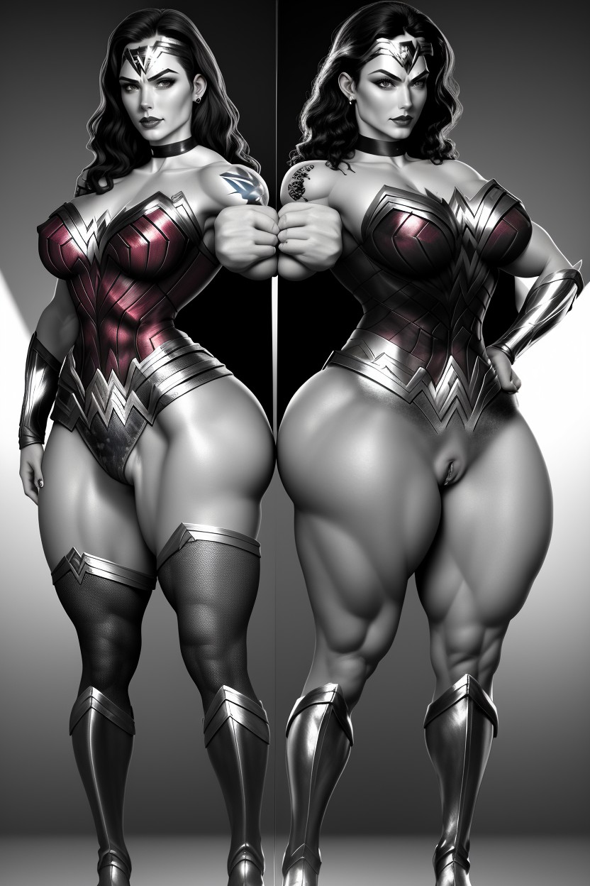 Double Fisting Anal, Muscular Abs, Extremely Defined Hentai IA