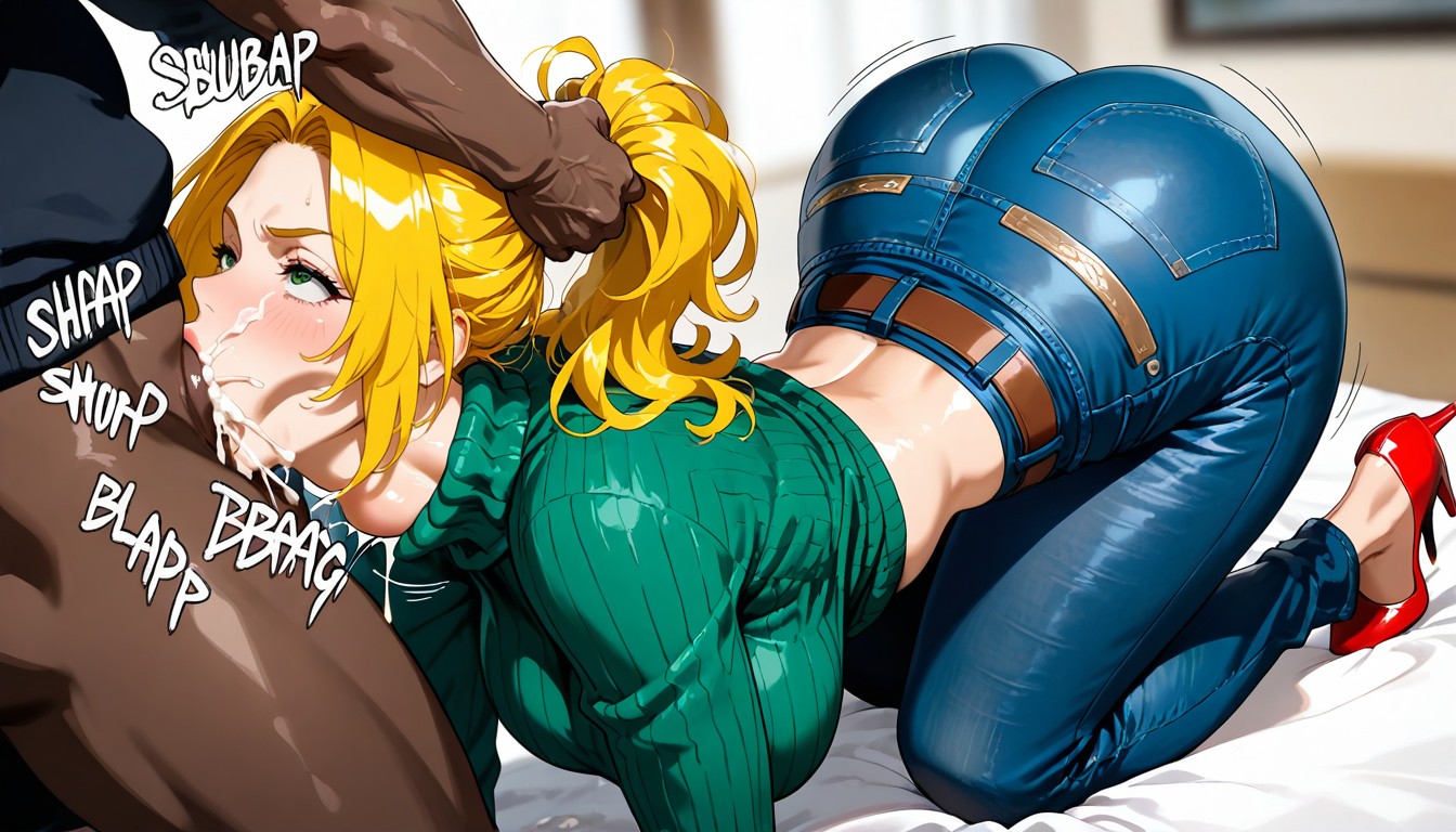 Blowjob, Deep Throat, No Clothes Hentai AI Porn