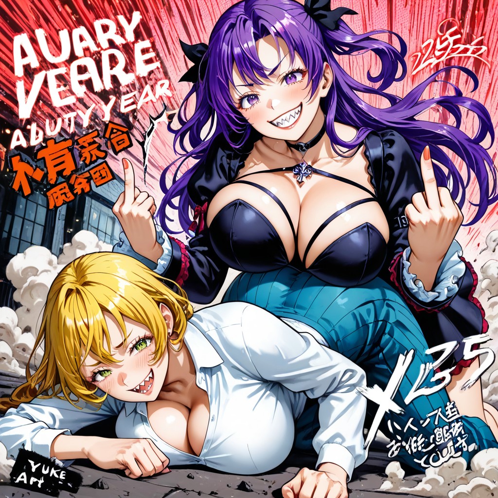 Battle Over, Expressive Linework, Duel Over Hentai IA