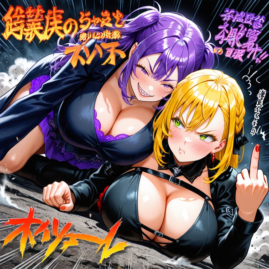 Pouting, High Resolution, Thumbs Up Hentai AI Porn