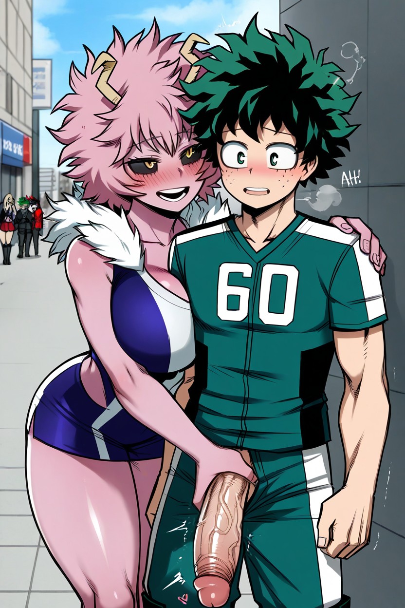 De Pie, Smile, Ahegao Hentai IA