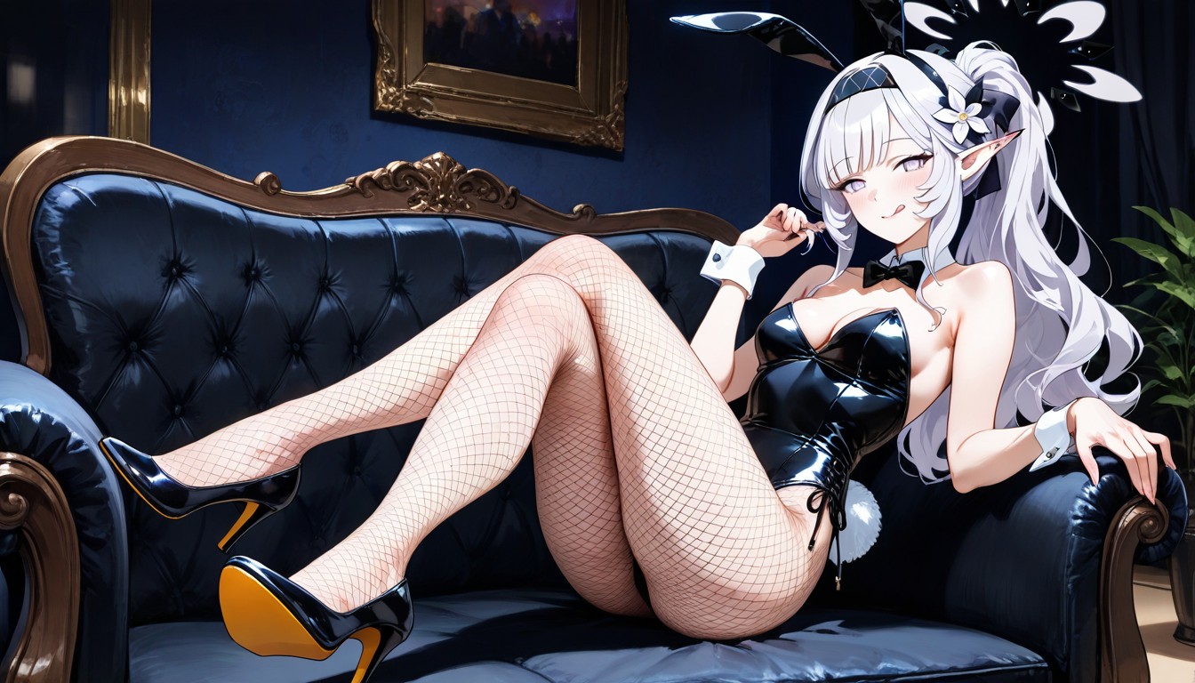 Casino, Licking Lips, Tocándose La Cara Hentai IA