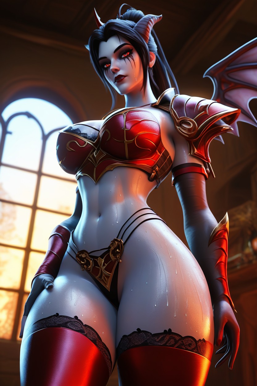 Gothic Makeup, 25+, Akasha From Dota Hentai AI Porn