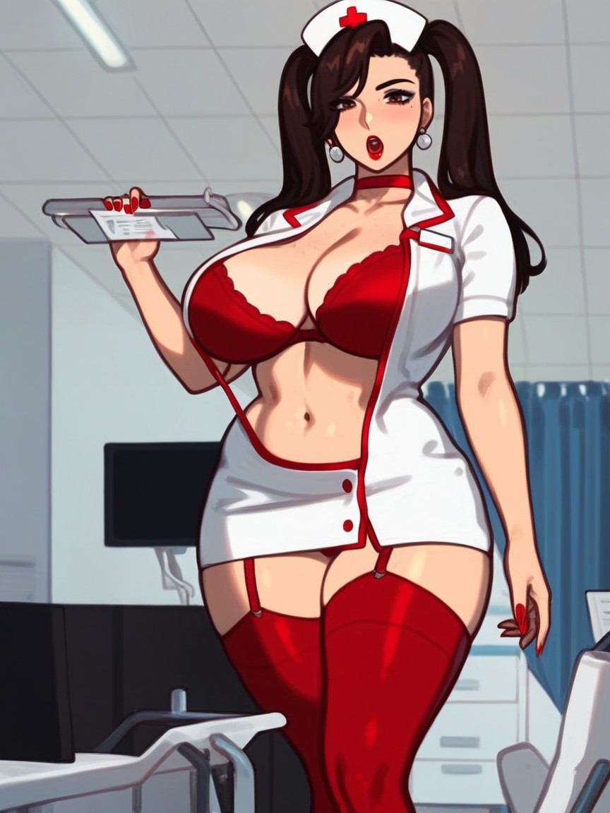 18+, Brown Eyes, Slightly Chubby Hentai AI Porn
