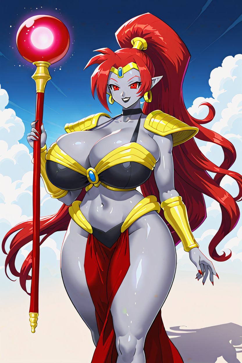 25+, Motto Haramase Honoo No Oppai Isekai Chou Ero Succubus Gakuen, Long Hair Hentai AI Porn