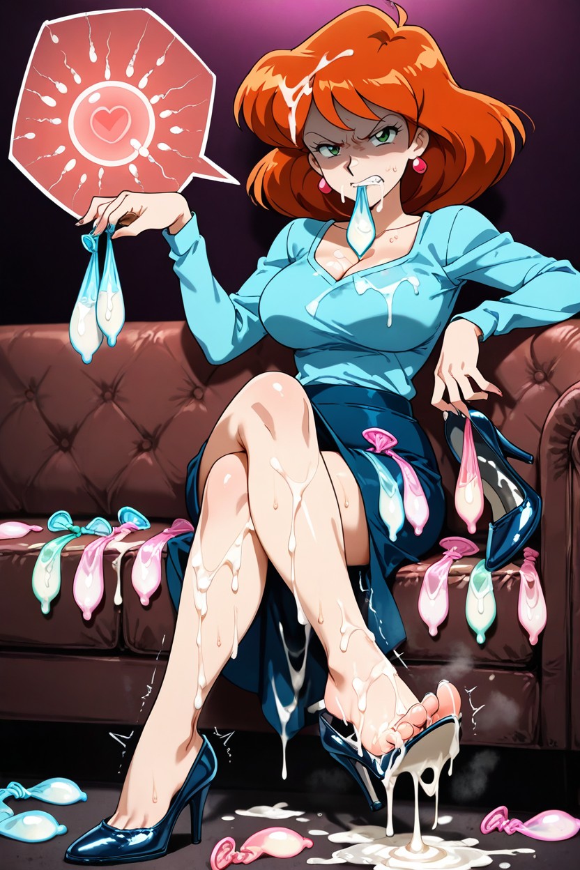 Cum On Legs, Ann Possible, Footjob Hentai AI Porn