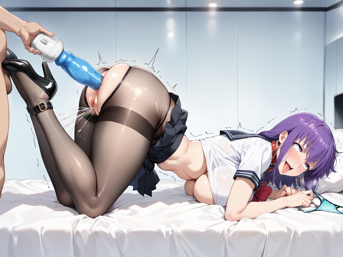 Very Defined Waist, Full Legs Visible, Waist Highleg Thong Hentai AI Porn