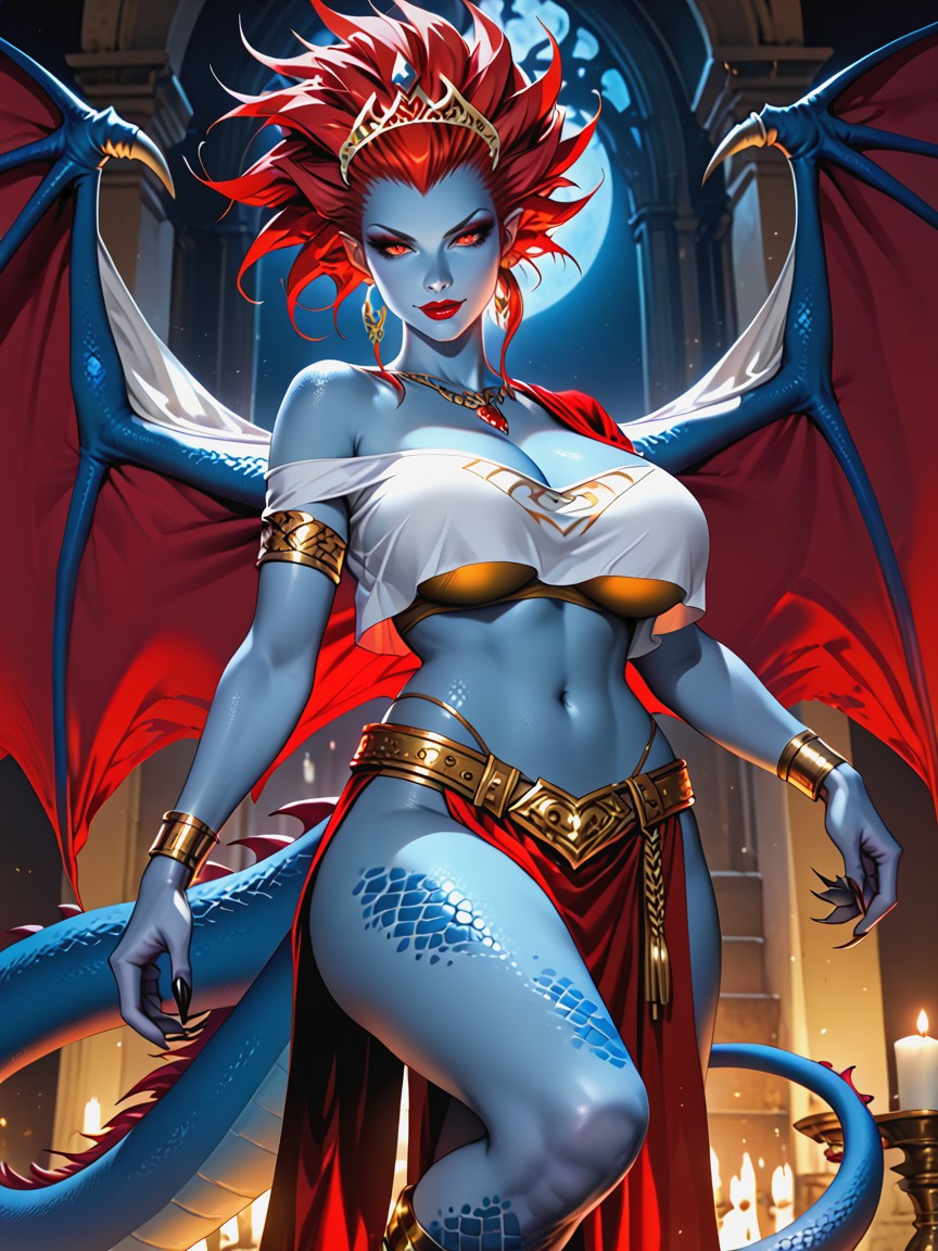 Demona From Gargoyles, Claws, Pretty Face Hentai AI Porn