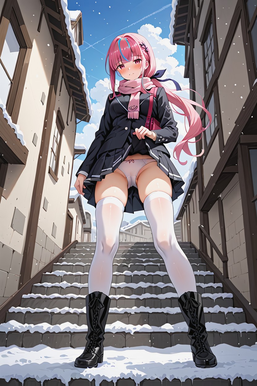 Camel Toe, Beautiful, Thighhighs Hentai AI Porn
