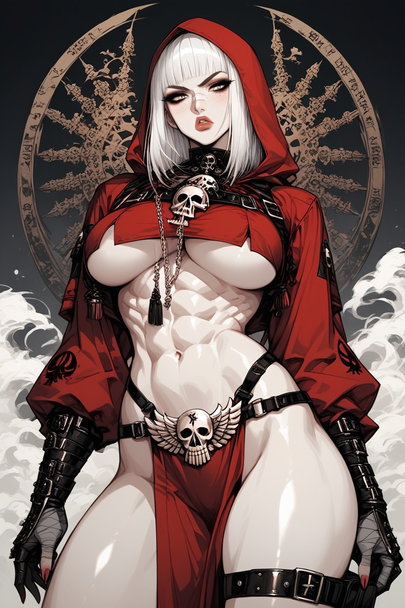 Warhammer K, Natural Breast, Eagle Tattoo Hentai AI Porn