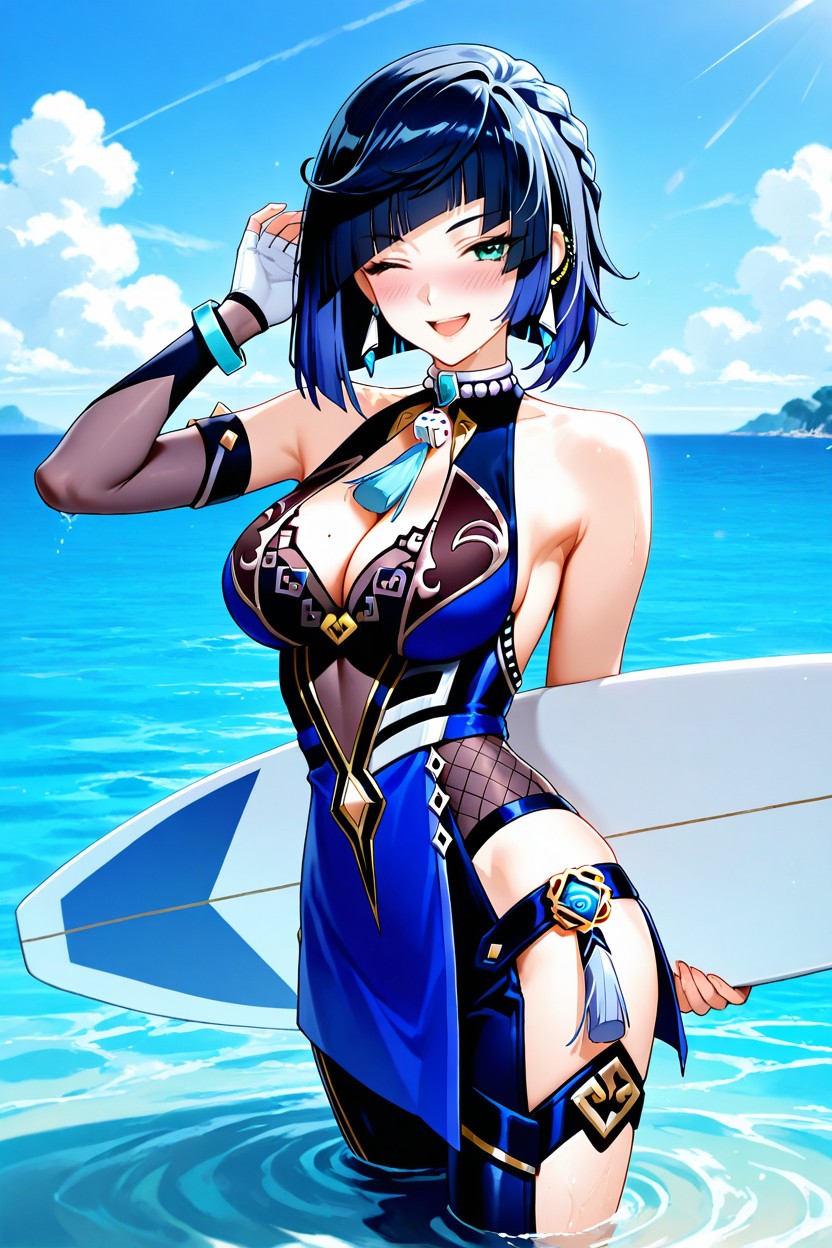 Armpits, Medium Ass, Medium Breast Hentai AI Porn