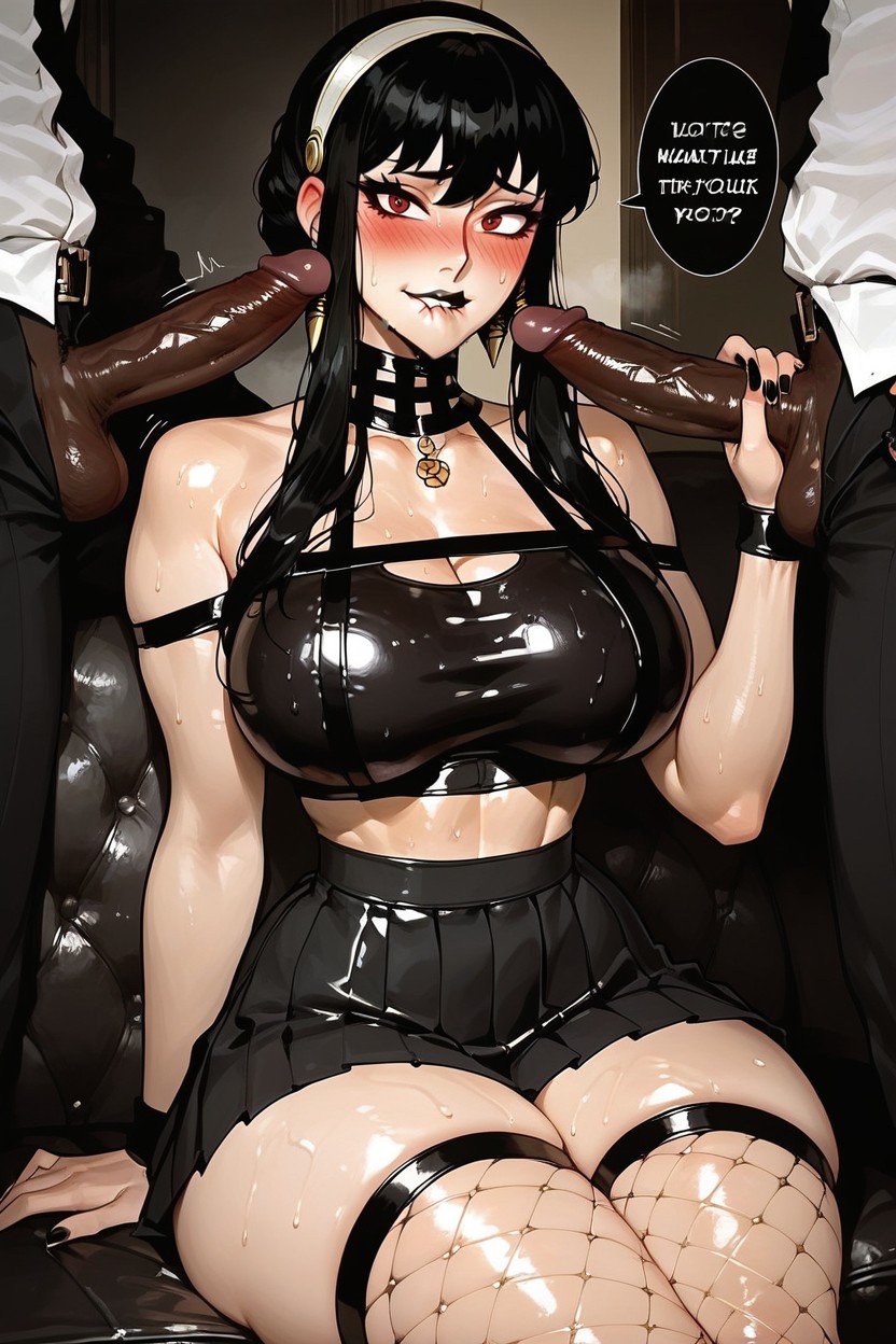 Very Detailed, Perfect Breast, Dialog Bubble Hentai AI Porn