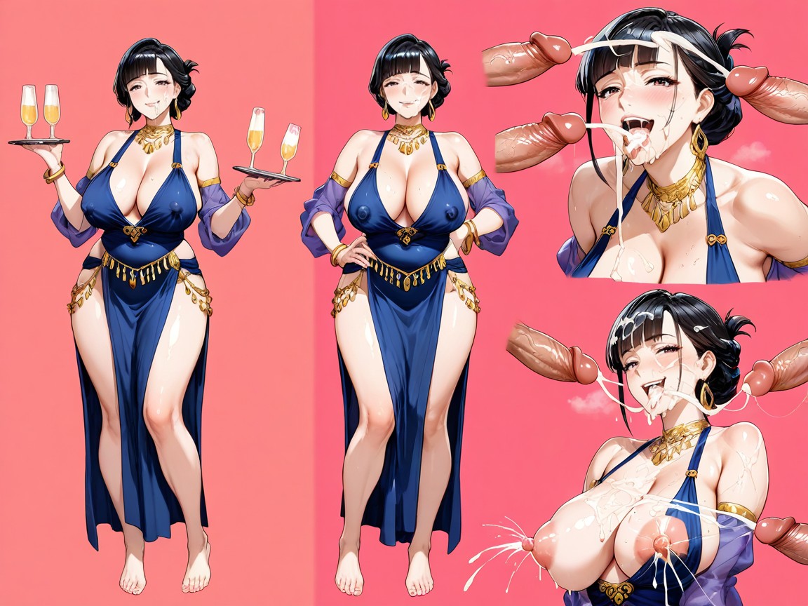 50+, Ssbbw, Short Length Hentai AI Porn