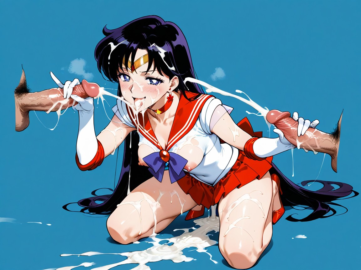 Official Original Outfit, Grabbing Boobs, Smug Expression Hentai AI Porn