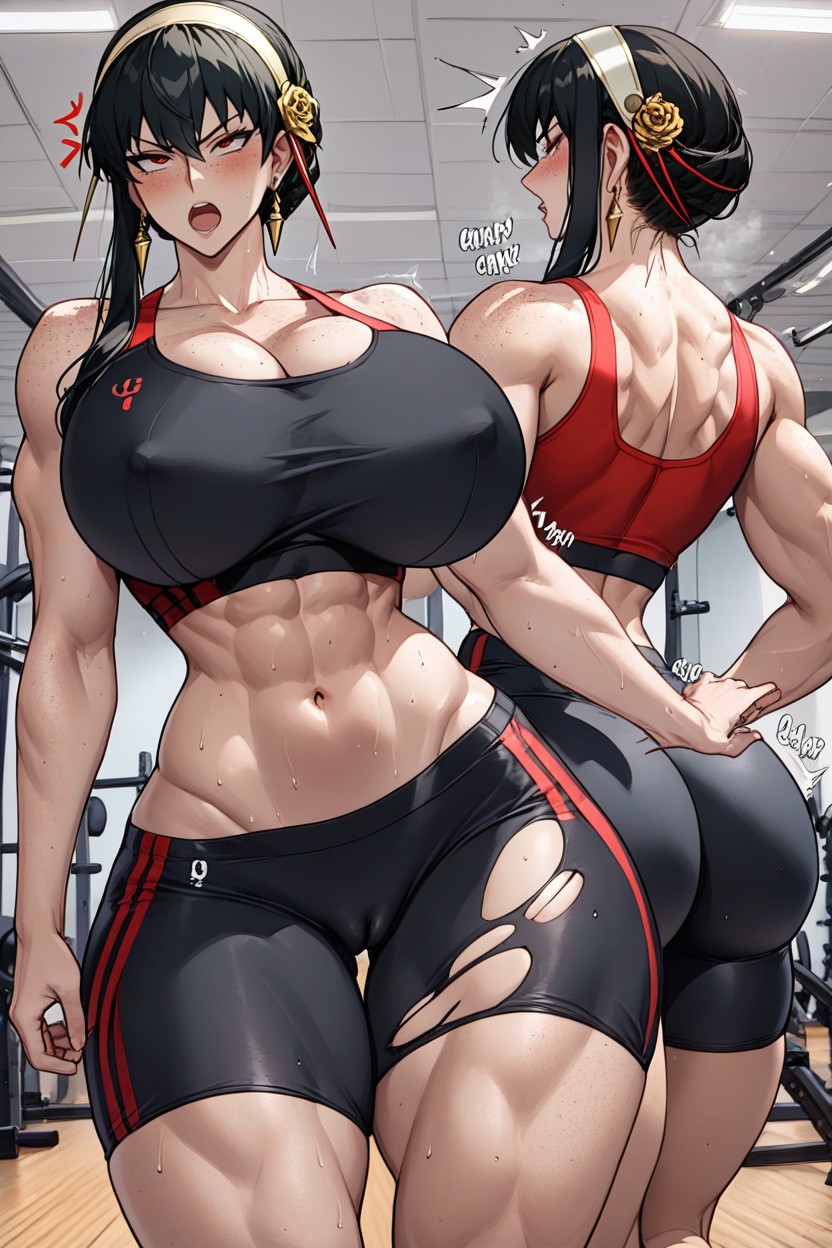 Medium Length, Sound Effects, Cameltoe Hentai AI Porn
