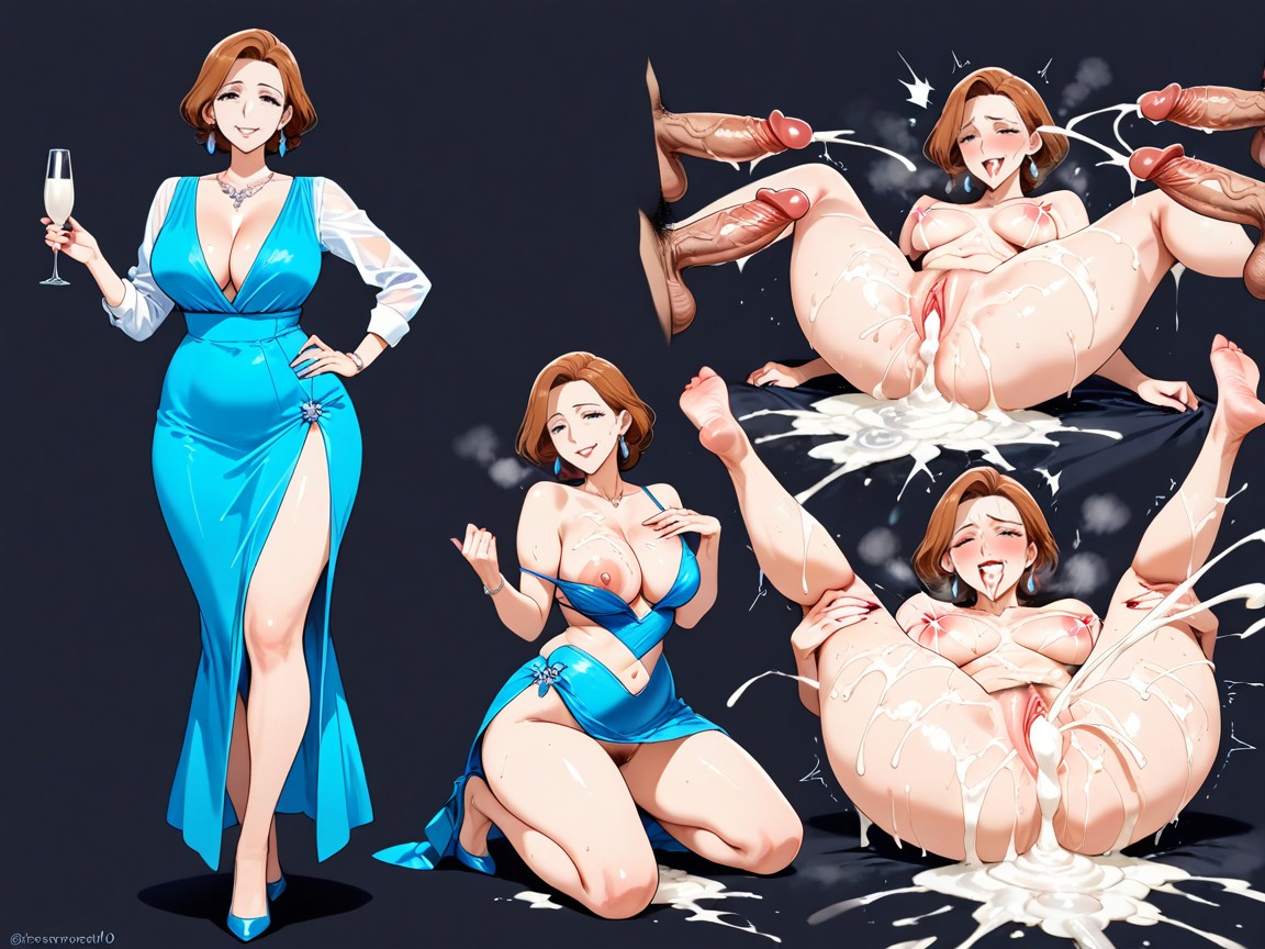 Multiple Views, Small Breasts, Wet Pussy Hentai AI Porn