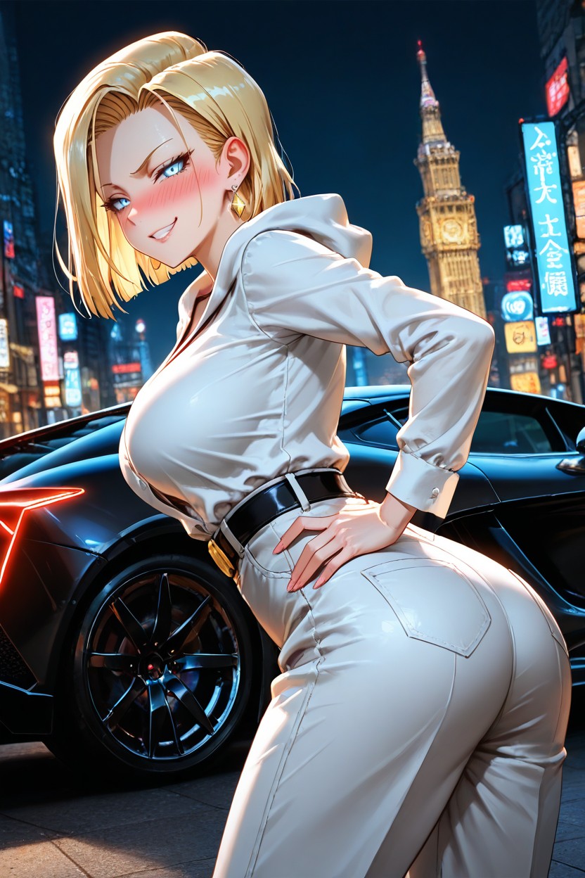 Traviesa, Rear View, Hands On Hips Hentai IA
