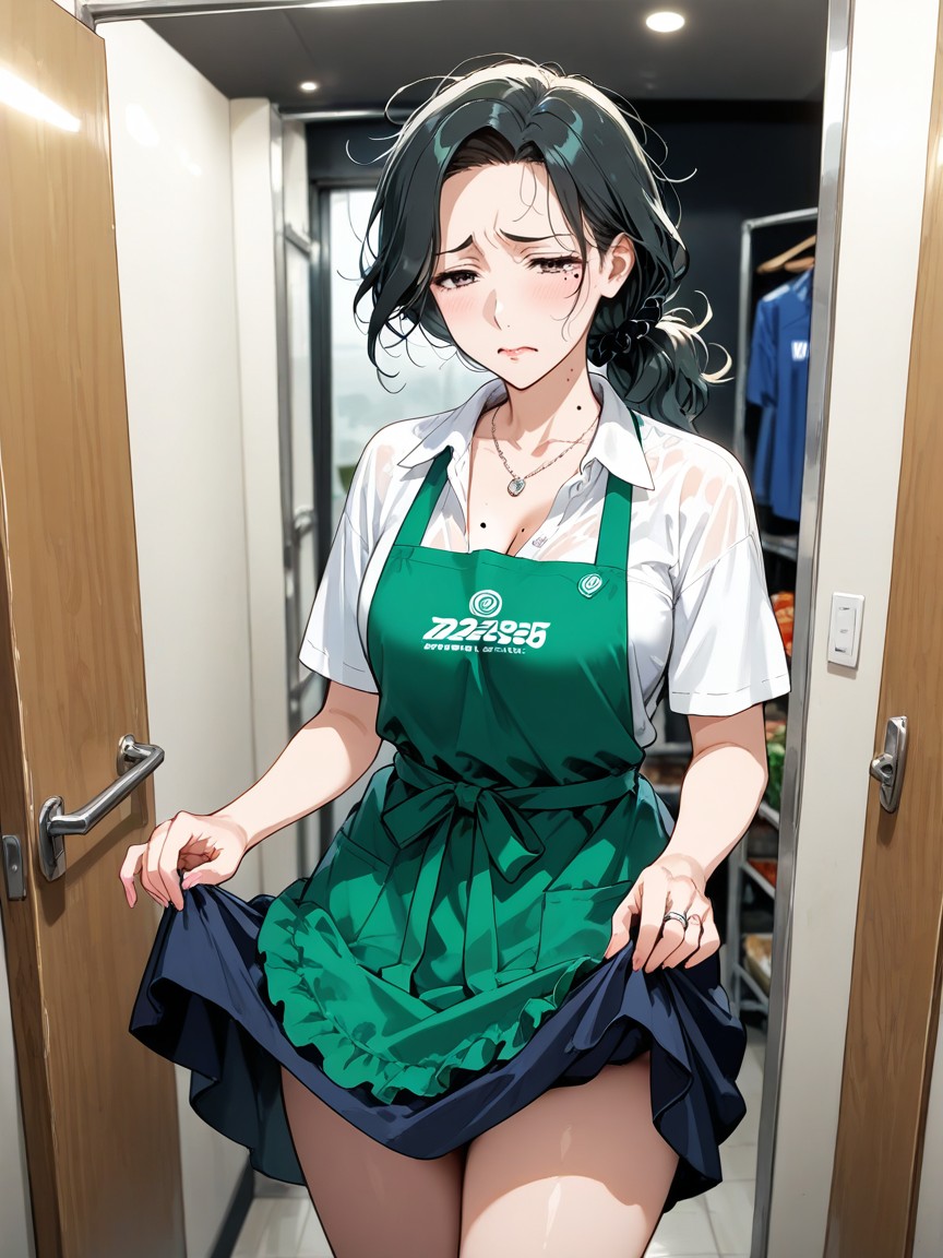 Supermarket Uniform, 18+, Woman Хентай AI порно