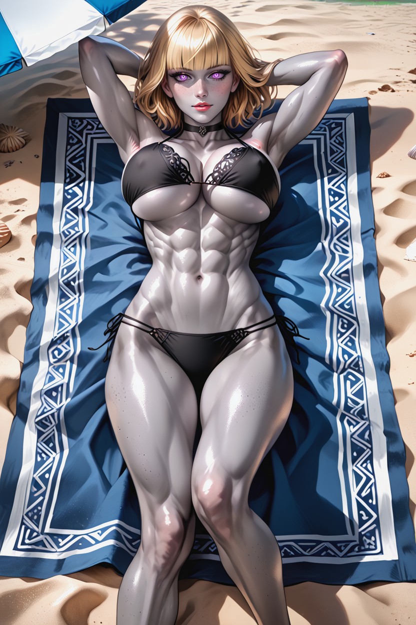 Full Body View, Peaceful Atmosphere, Fit Body AI黄漫