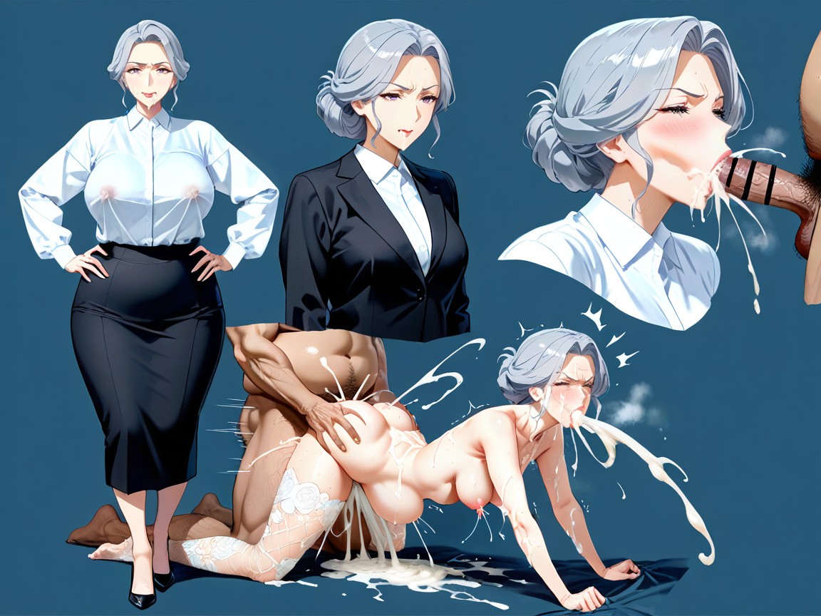 小乳, 50+, 勃起的乳头 AI黃漫