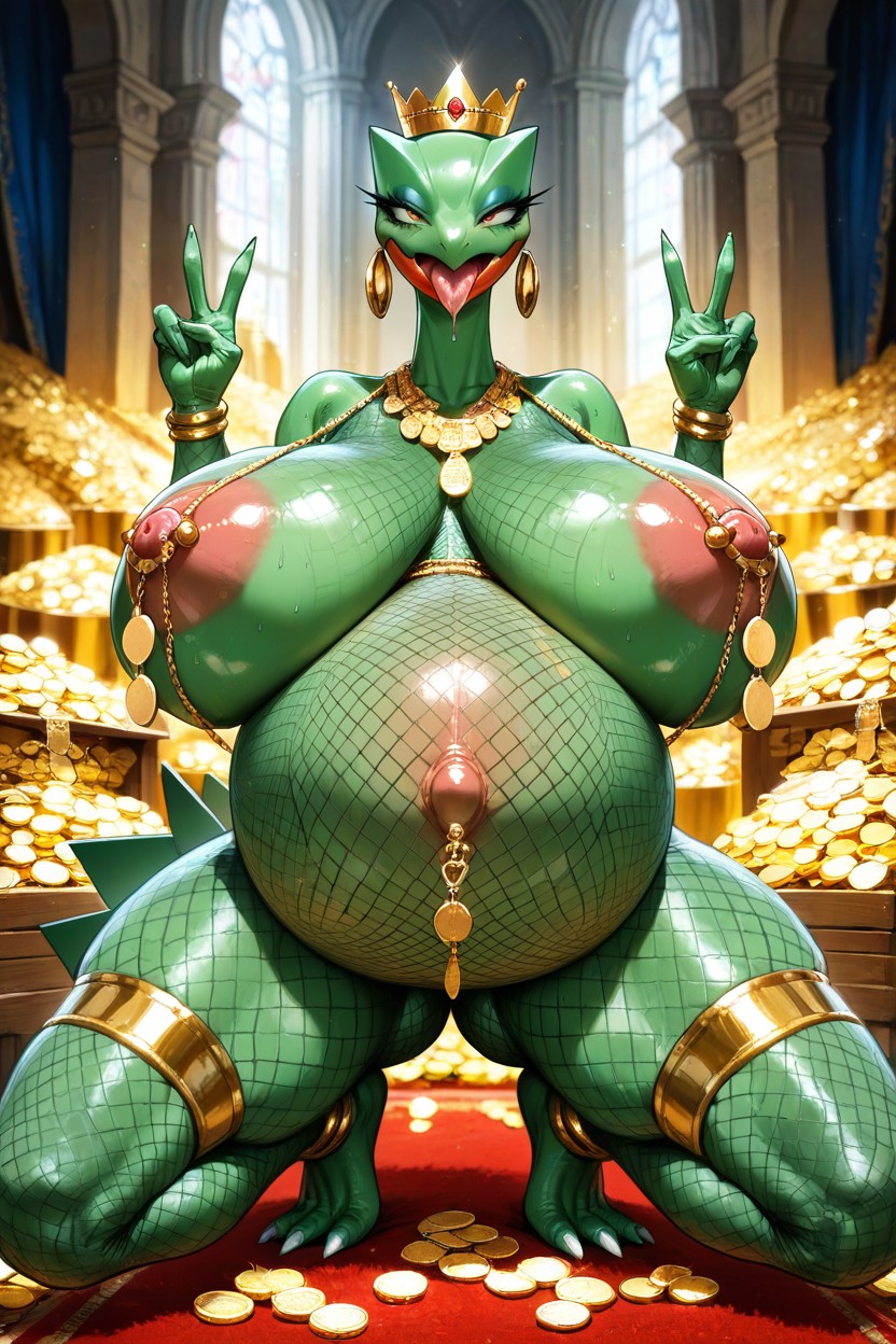 Treasury In The Palace, Furry, Close Up Porno IA Hentai