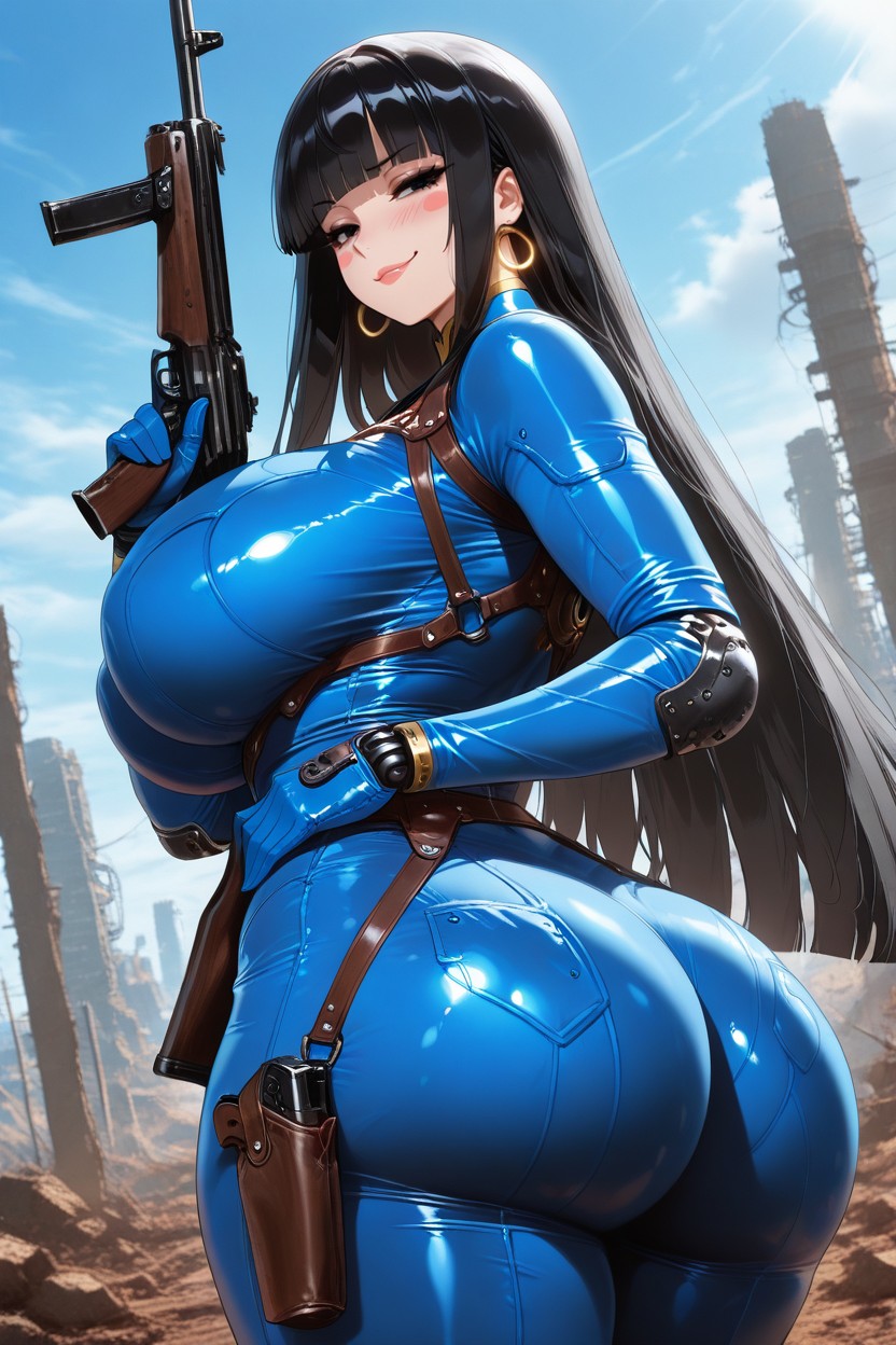 Puppet Hair, Very Aesthetic, Wasteland Background AI黃漫